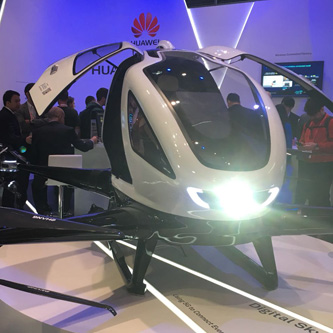 Drone en el MWC 2018